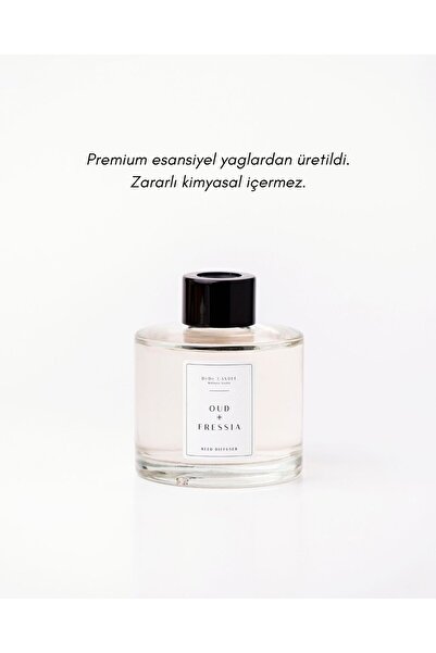 DeDe Candle & Wellness Studio Öd Ağacı + Frezya Çubuklu Oda Kokusu | Oud + Freesia Reed Diffuser