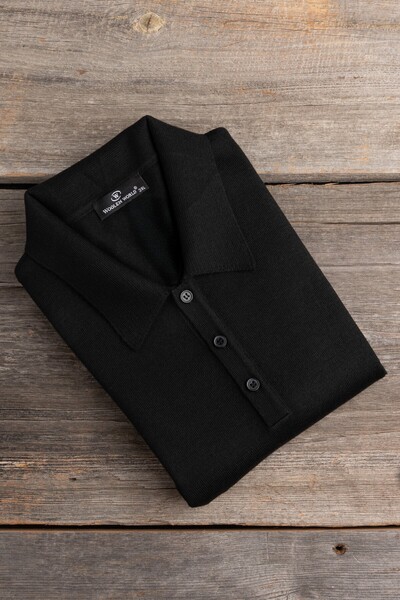 Woolen World Polo Neck Oversize (Large Size) Wool Knitwear Sweater