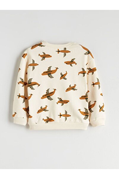 LC Waikiki Lcw Eco Printed Boy's Sweatshirt and Pants 2-Pack