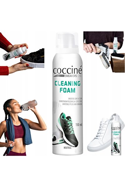 Coccine UNIVERSAL CLEANING FOAM 150ML FOR FOOTWEAR, TEXTILE, LEATHER, SUEDE, GORETEX, ETC