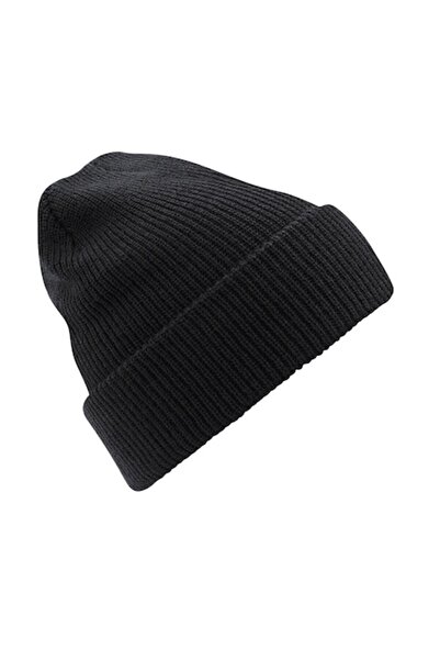 RONIC Heritage Beanie, 100% acrylic, double-layer knit, unisex, black