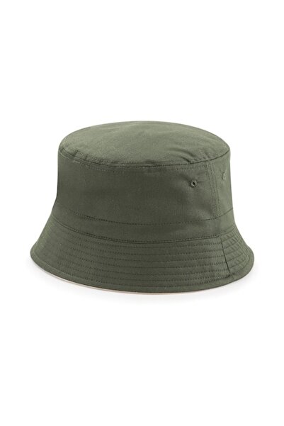 RONIC Bucket Hat, reversible, unisex, khaki/beige, S/M