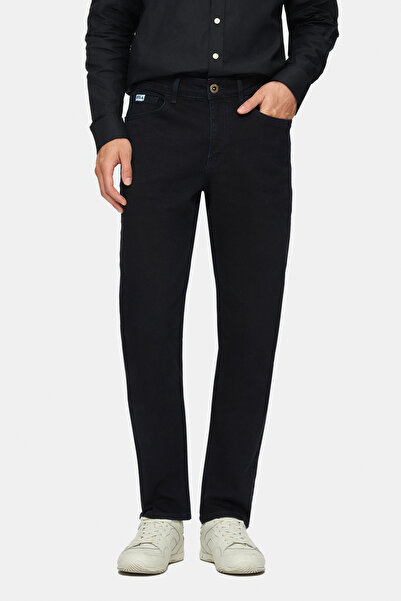 UCLA TARO Lacivert Non Denim Stragiht Fit Erkek Pantolon