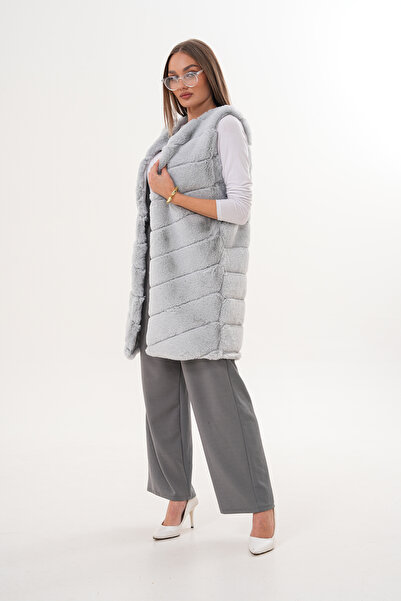 NAVY Waterway Fur Vest