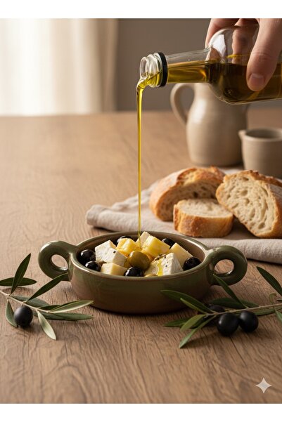 Hoyatap El Yapımı Dekoratif Retro Kulplu Kase & Kahvaltılık- Mezelik