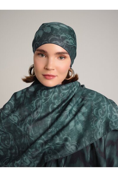 Ayshara شال يالاز كوليكشن فيروز شاد ذو وجهين