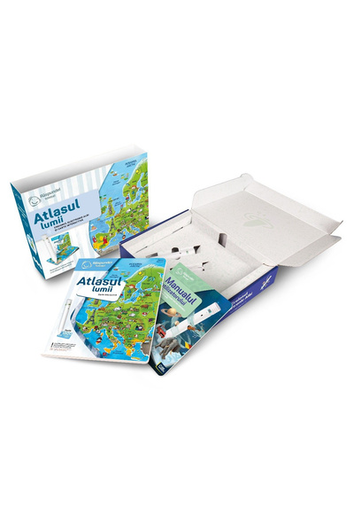 Raspundel Istetel Educational Toy - Promo Pack 2.0: Pencil + World Atlas Book