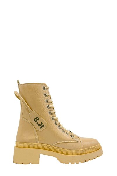 Moulin Shoes حذاء نسائي من الجلد اللامع ذو نعل سميك