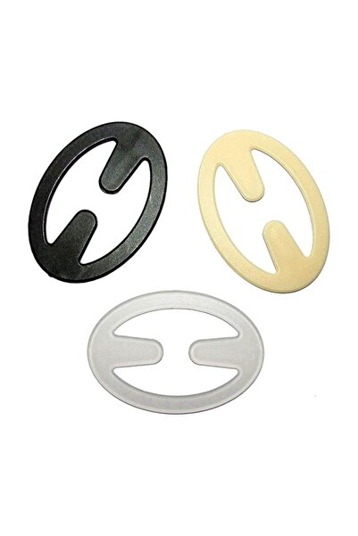 zola Set de 6 cleme pentru bretele de sutien, 3 culori, plastic, 5 cm