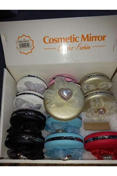 Velvet Cosmetic Mirror Purse Mirror