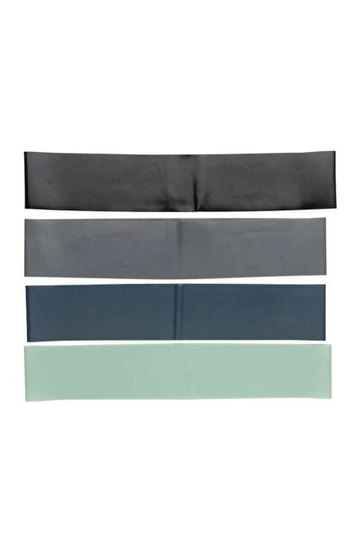 RONIC Set de 4 benzi de rezistență TPE pentru sală - 4 niveluri de rezistență, husă de depozitare