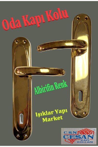 ece life Kapı Kolu -Oda Kapı Kolu -Albirifin Renk -Sera (Pk.İçi./Tk.: 1Takım) -CESAN