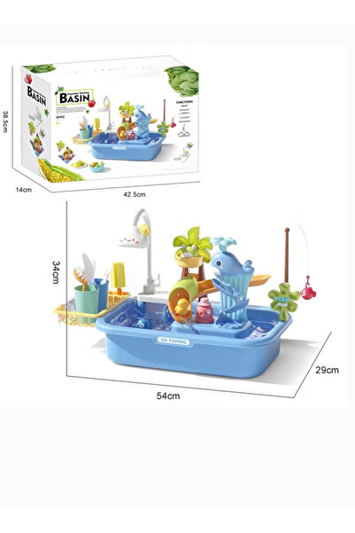 Generic Children's Dishwashing Game Set Vegetable Washing Sink Kitchen Toys Role-Playing Toys