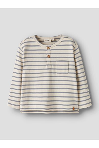 Lil' Atelier Oberteil mit langen Ärmeln Bio-Baumwoll