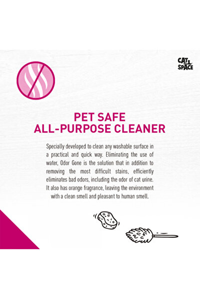 M-PETS Cat Space Odor Gone Spray 500ml For Cat & Dog