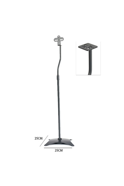 FlashHawk حامل مكبر صوت أرضي مزود بفتحة مزدوجة على شكل قرع - دعامة تثبيت مكبر...