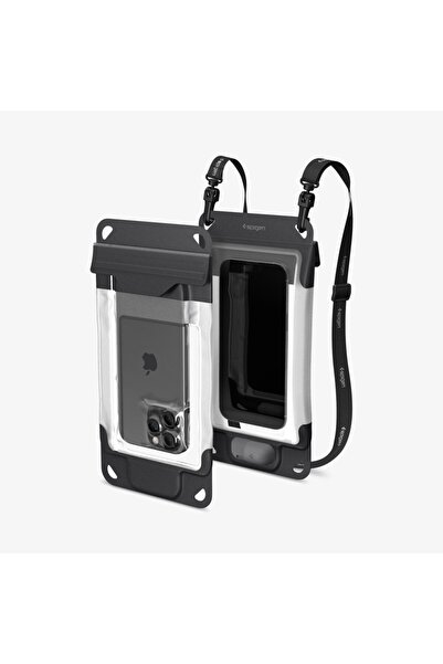 Spigen Aqua Shield Waterproof Ipx8 Waterproof Case (Built-In Pump) A602 Charcoal Gray - Acs09306