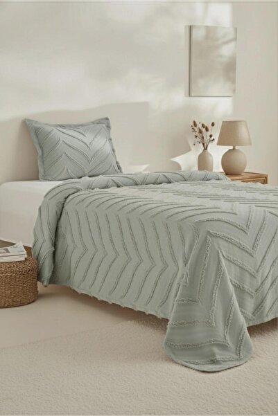 shop Merve 2 Parça Tek Kişilik Yatak Örtüsü