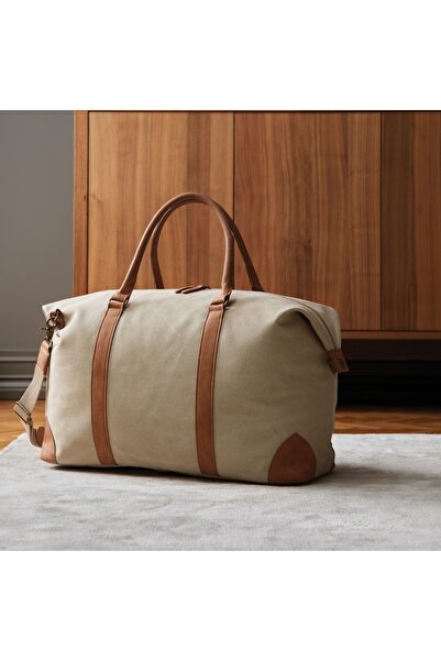 VINGA Bosler 40L Travel Bag by of Sweden, material, beige