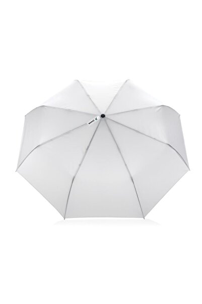 RONIC X Premium foldable umbrella, automatic open/close, unisex, compact, storm-resistant, 94 cm, white