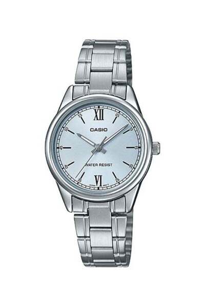 Casio Women's Stainless Steel Analog Watch LTP-V005D-2B3UDF - 34 mm - Silver