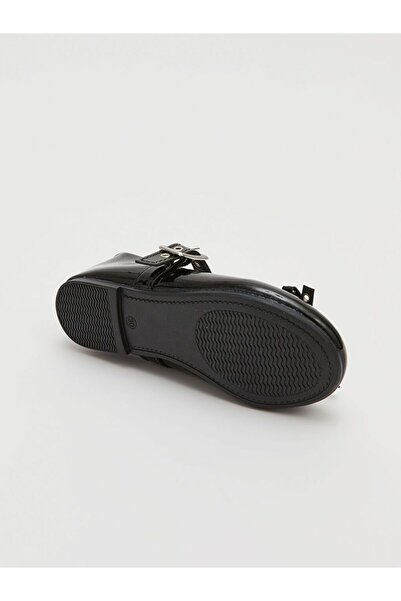 LC Waikiki Lcw Steps Leather-Look Baby Girl Ballerina Shoes