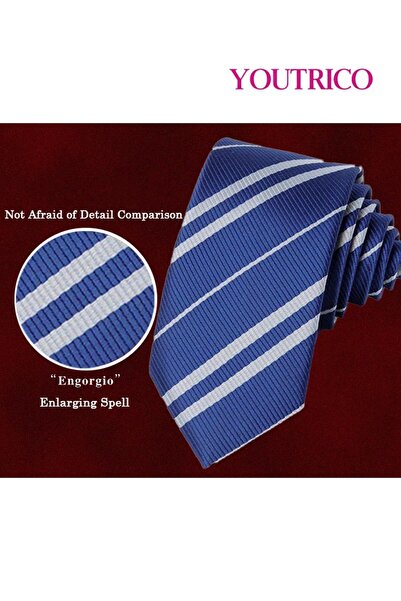 Youtrico Harry Potter Style Vintage Striped Tie – Gryffindor, Slytherin, Ravenclaw, Hufflepuff Style