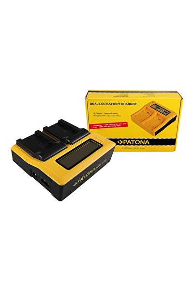 Patona Dual LCD USB Charger for Sony NP-FS11 DCR-PC DCRPC1 DCR-PC1 DCRPC2 DCR...