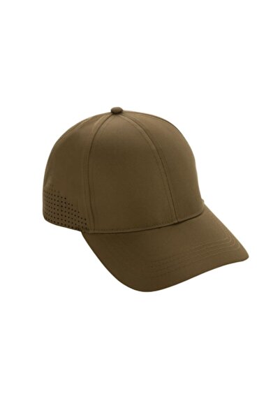 RONIC Accra sports cap, material, 6-panel, strap closure, one size, unisex, khaki