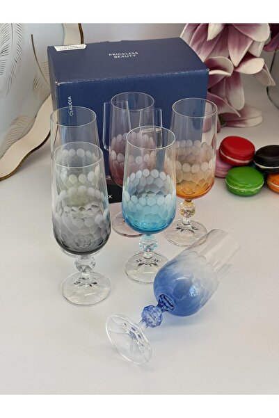 ROSSEV Mercan Mix Coffee Side Crystal Water Glass-180Ml