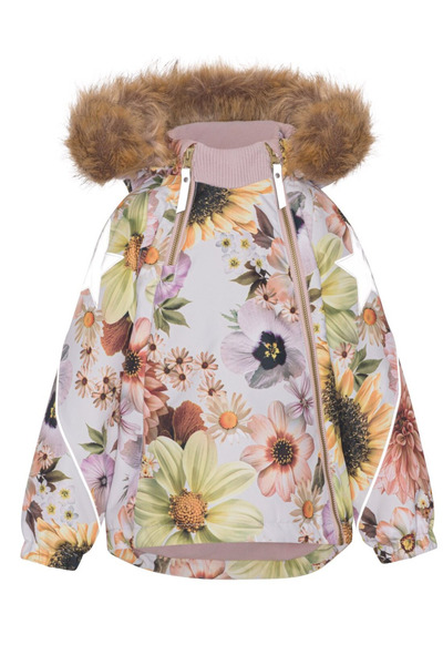 MOLO HOPLA FUR FLOWERS WATERPROOF JACKET