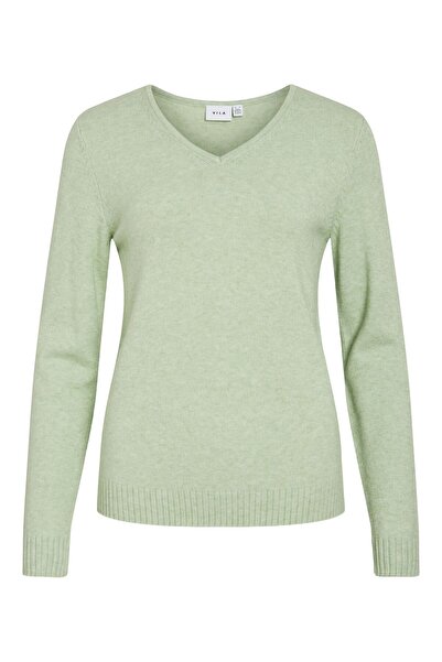 VILA Strickpullover VIRIL V-Ausschnitt