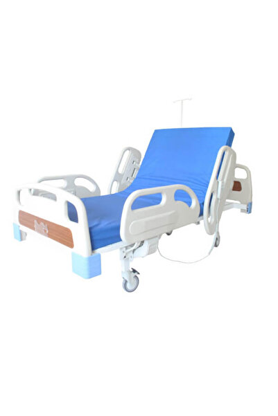 WİPPERMAN Hastane Tipi 2 Motorlu Full ABS Hasta Karyolası – Yatak ve Serum As...