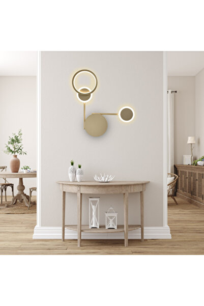 RFAN LED Wall Lamp, Model B230729, Neutral Light, 13W, Gold