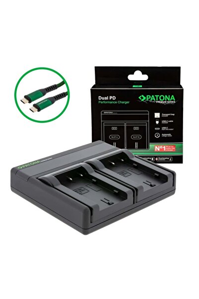 Patona Încărcător premium Dual PD Performance pentru Sony NP-FS11, inclusiv i...