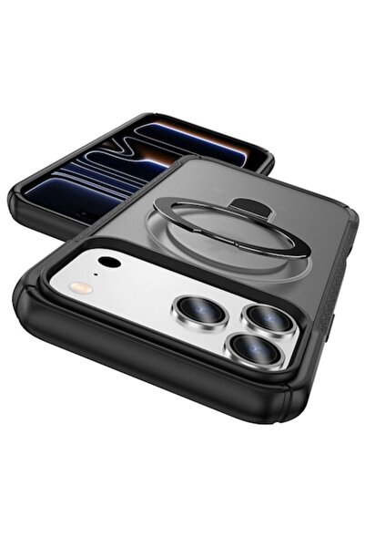RONIC X Husă de protecție cu suport pentru iPhone 17 Pro - Compatibilă cu Mag...
