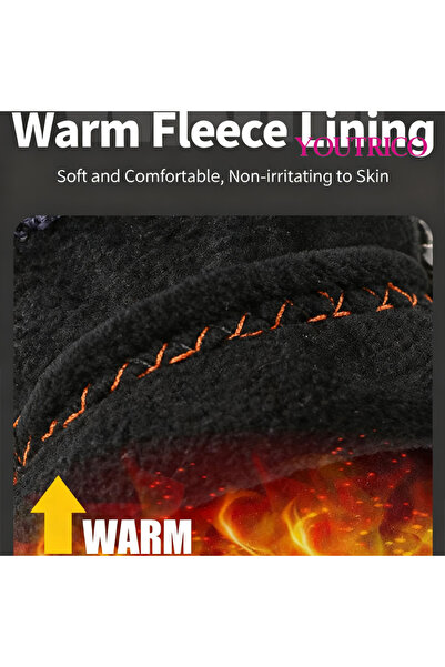 Youtrico Men Fleece Gloves Cold Weather Touch Winter Sport Motorcycle Soldier Tactical Snow Gloves