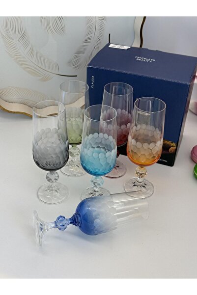 ROSSEV Mercan Mix Coffee Side Crystal Water Glass-180Ml