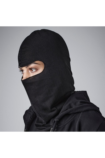 RONIC balaclava, polyester, breathable, wind-resistant, one size, unisex, black