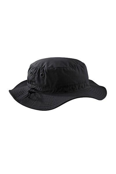 RONIC Pălărie de soare cu protecție UPF50+, șnur reglabil, pentru femei, neagră
