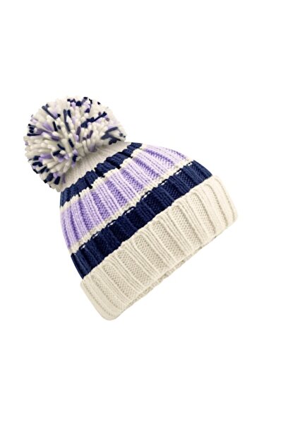 RONIC Hygge Beanie, One Size, Unisex, Blue/Purple