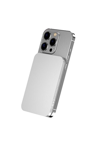 RONIC X iCharge Wireless Slim MagSafe Power Bank 5000 mAh (MagSafe 15W, Type-C 20W) - White