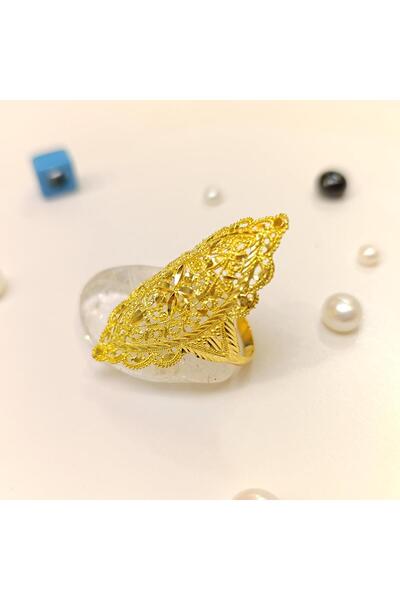 Altınofisi Hint İşi Taşsız Yüzük 14 Ayar Altın HD VİDEOLU