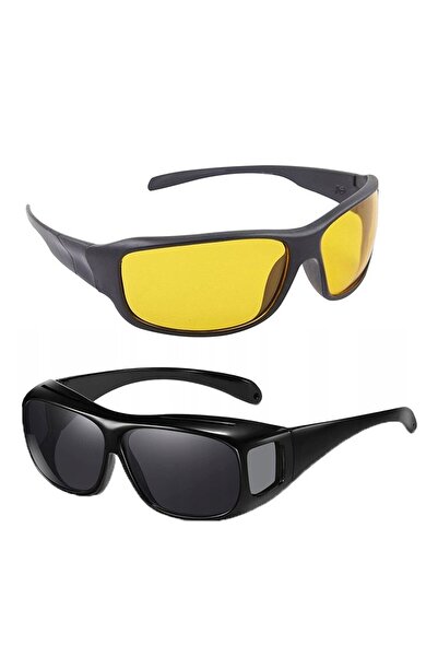 zola Day/Night driving glasses, polycarbonate lenses, universal, black