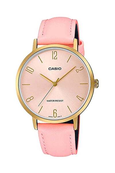 Casio Women's Enticer Analog Watch LTP-VT01GL-4BUDF - 34 mm - Pink