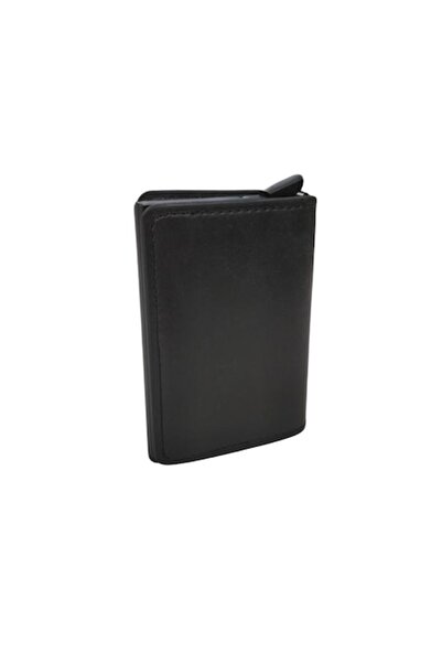 RONIC X - Clipster card wallet, slim, 7-9 cards, banknote compartment, faux leather (PU), RFID prote