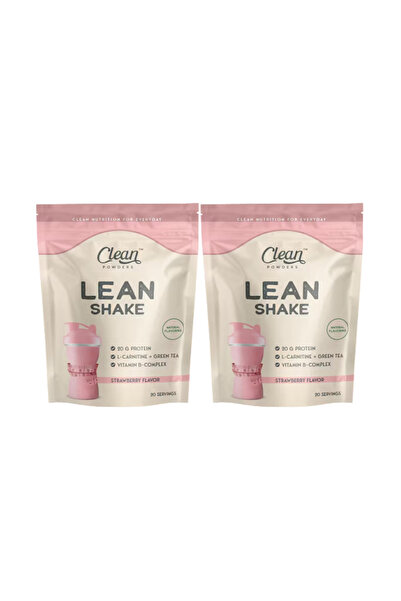 Clean Powders Lean Shake 600 gr - Çilek 2 Adet