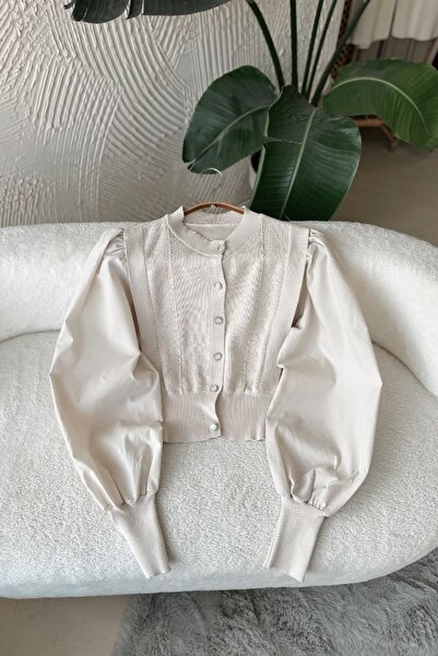 Poliyance Hayal Ecru Cardigan