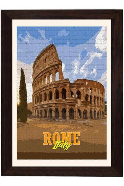 DOME مجموعة إم دي الفنية - ملصق المدينة القديمة - طباعة فنية جدارية للسفر - ر...