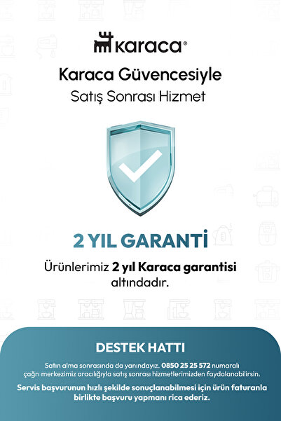 Karaca Gastro Dem 2 in 1 Çelik Inox Çay Makinesi Galactic Bronze